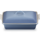 Stoneware Heritage Rectangular Dish with LidChambray image number 2